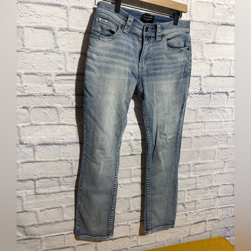 BKE Three Light Blue Men's Slim Fit Straight Leg Jeans, Size 28x30 - Picture 2 of 12